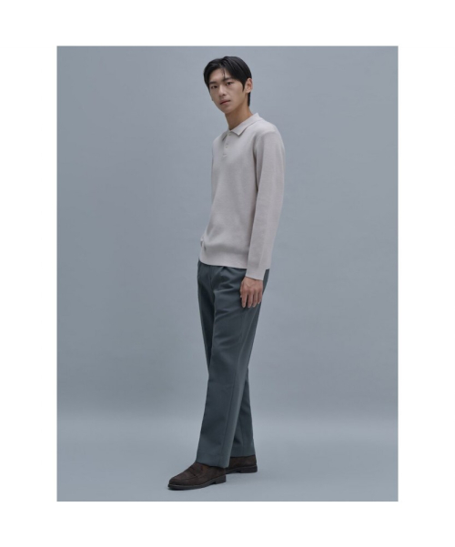 Semi широкий OneTuck Slacks хаки