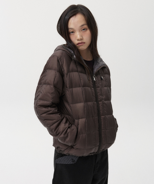 REVERSIBLE PADDED DUCK DOWN, коричневый