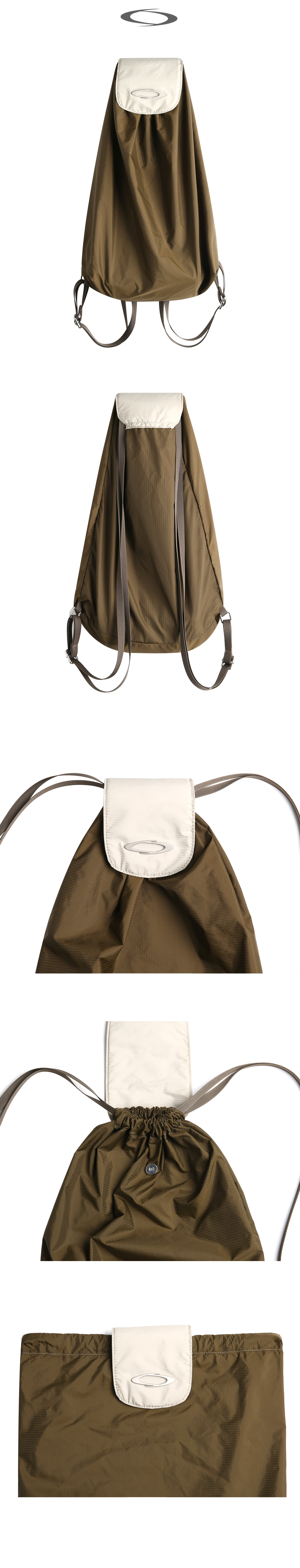 DRAW FLAP BACKPACK - 3 COLORS KHAKI