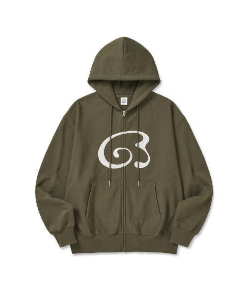 ENOSI Angel Logo HOODIE ZIP-UP [4Color]