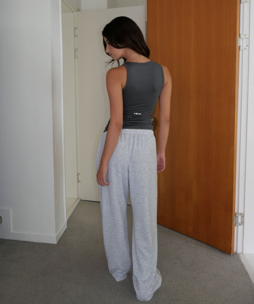 Butter High Neck Tank угольный
