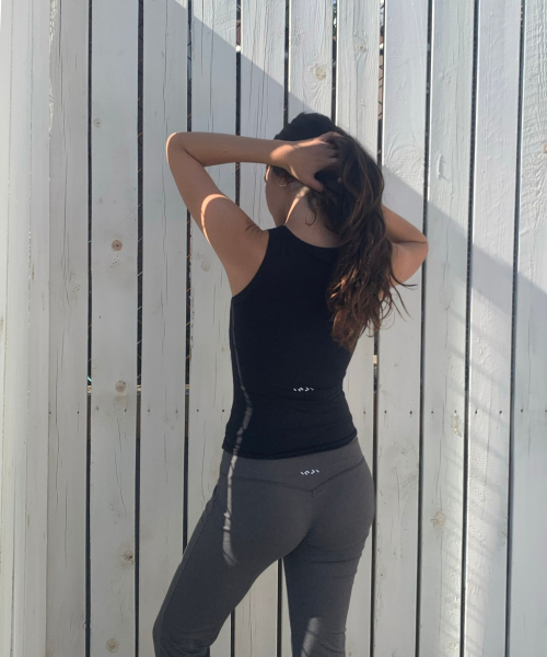 Butter High Neck Tank черный