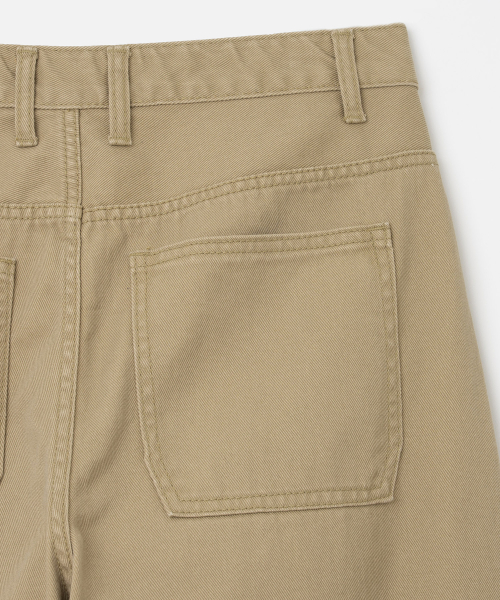 REFLECT CURVED PANTS [BEIGE]