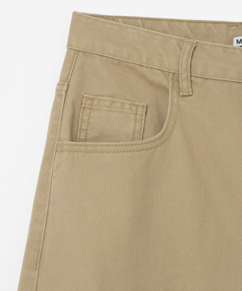 REFLECT CURVED PANTS [BEIGE]