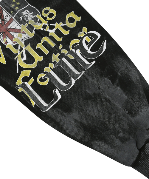 LOWKEY DIRTY ZIP HOODIE [BLACK]