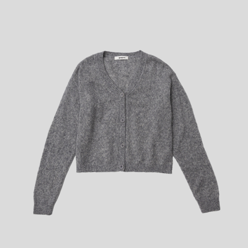 LS_V-neck knit cardigan_2color