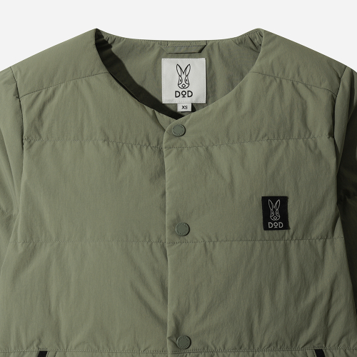 женский) светлый D7 куртка(KHAKI)