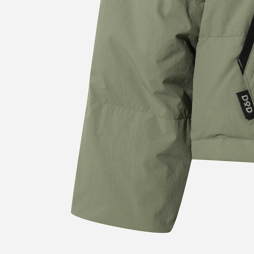 женский) светлый D7 куртка(KHAKI)