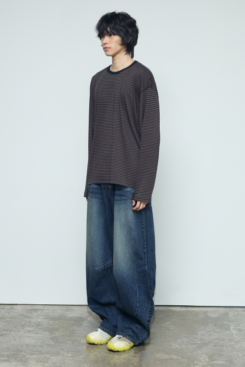 VINTAGE WASHED CURVE DENIM