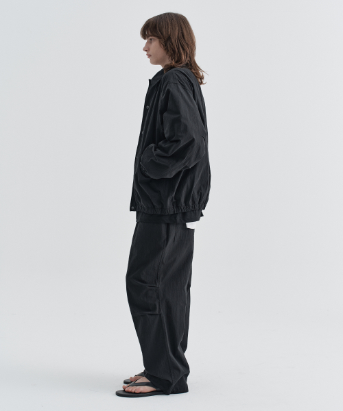 Nylon Coach Jacket_Black