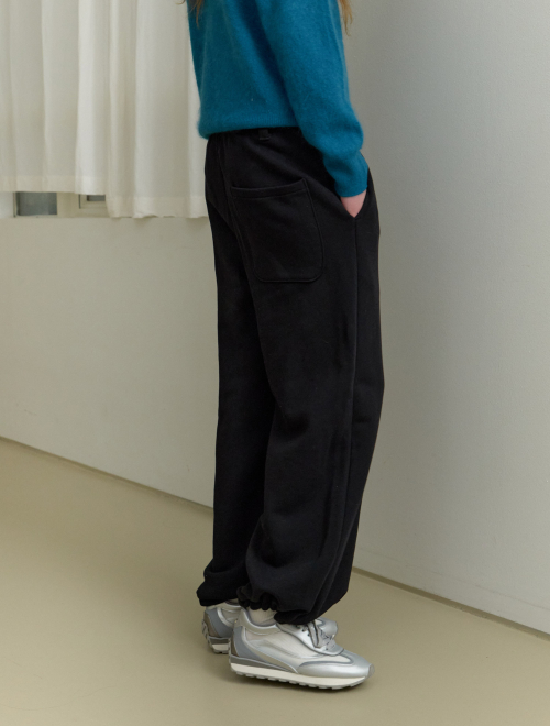 Easy mood wide pants - black