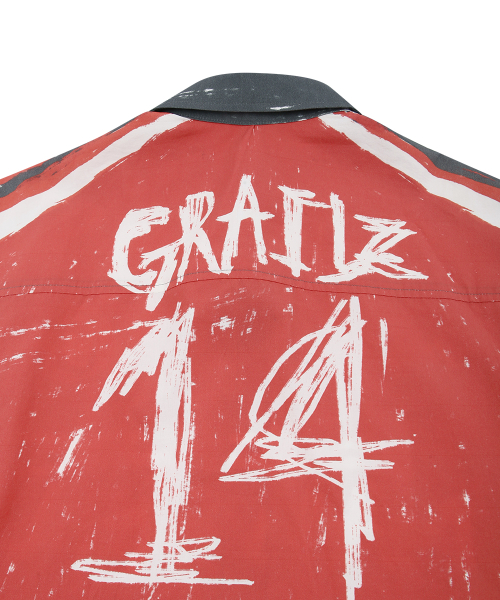 FOOTBALL ILLUSION SHIRT [RED]