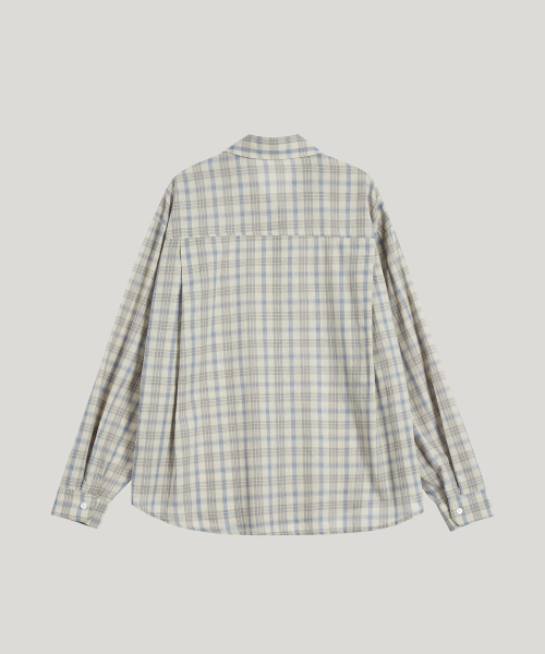 signature naming check shirt_skyblue