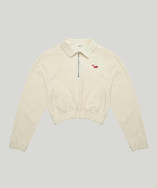 day half zip-up_butter