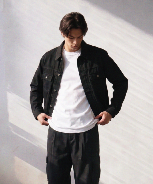 Shell Garment Tracker Jacket Black