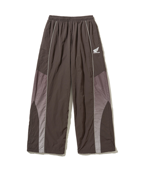 Speed Track Solid nylon Pants Brown