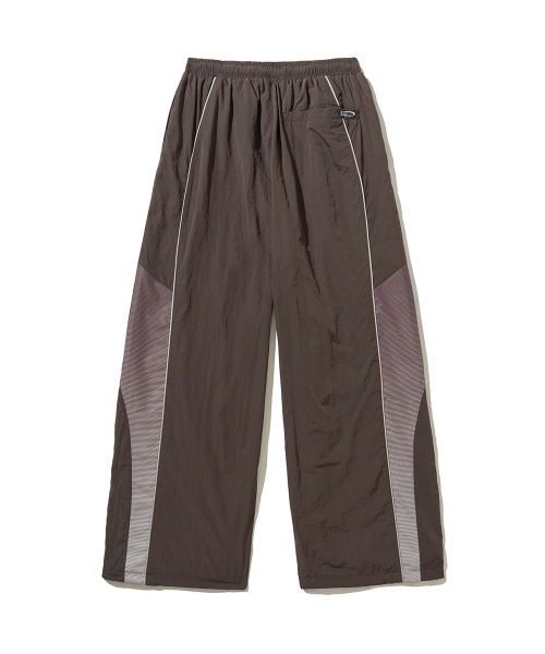 Speed Track Solid nylon Pants Brown