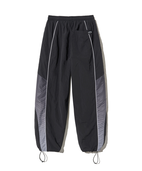 Speed Track Solid nylon Pants Black