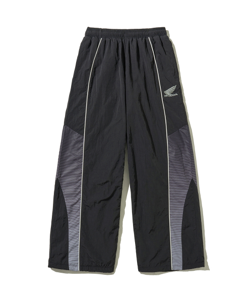 Speed Track Solid nylon Pants Black