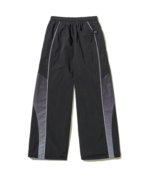 Speed Track Solid nylon Pants Black