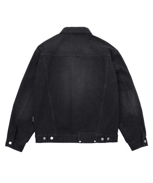 Vintage Old Denim Jacket Black