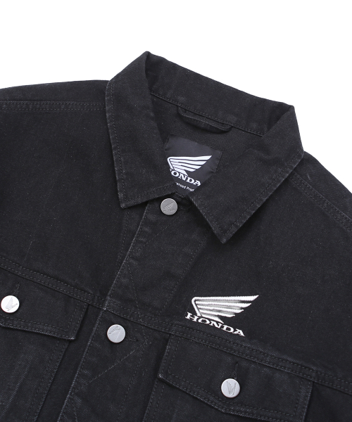Vintage Old Denim Jacket Black