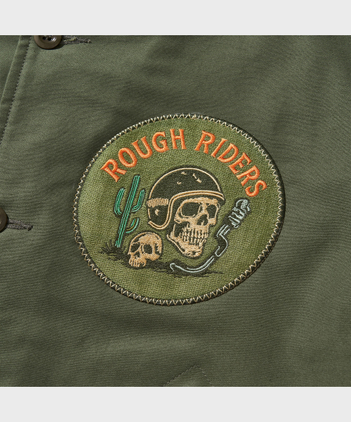 HEAVY MOLESKIN BOMBER JACKET [Olive Brunch]