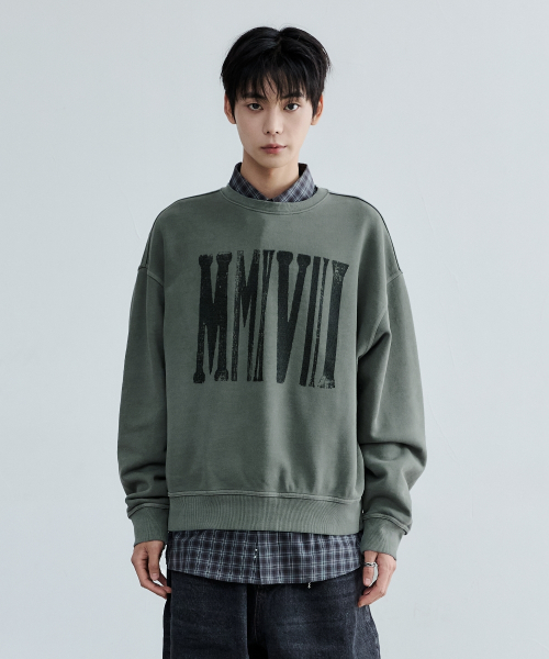 MMXVIII VINTAGE SWEATSHIRT DUSTY MINT