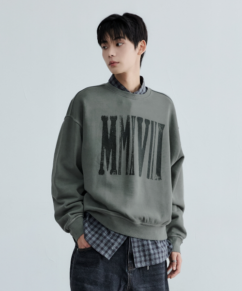 MMXVIII VINTAGE SWEATSHIRT DUSTY MINT