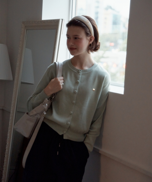 ANC базовый ROUND CARDIGAN_MINT