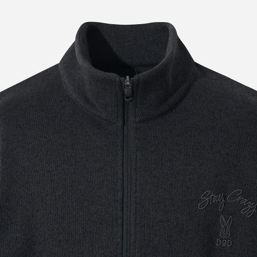 Вязаная куртка Tempknit на молнии (Black)