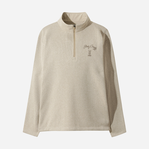 Базовый анорак на молнии Temp Knit (IVORY)