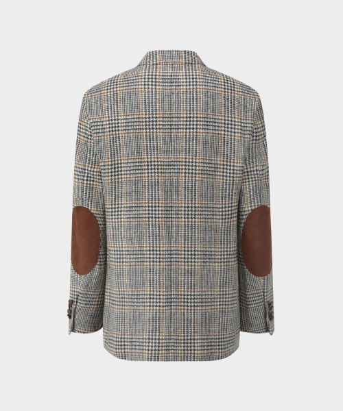 Твидовый жакет в клетку Italy Deprai (Beige) (BBJSMMF404)