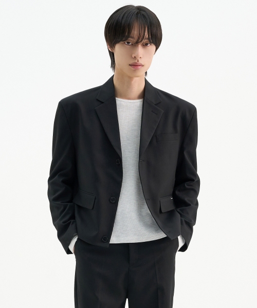 Custom 3B укороченный блейзер — Black