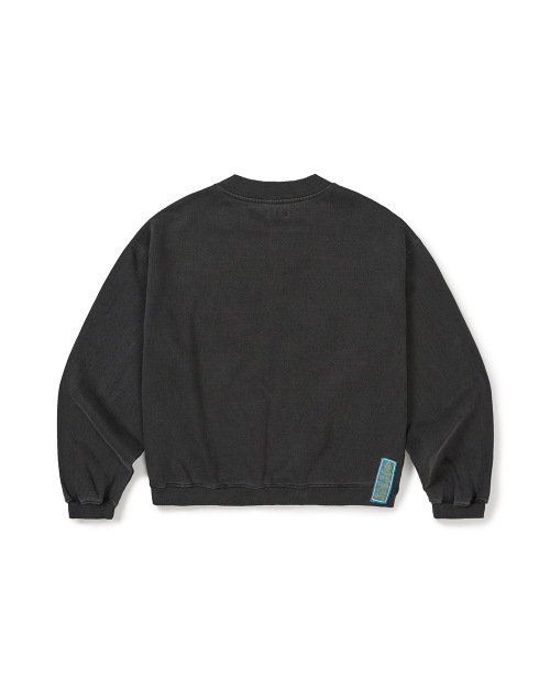 Symbolic button sweatshirt / Dusty серый