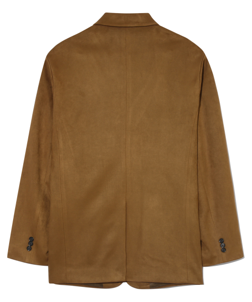 Замшевый блейзер на 3 пуговицах Camel Brown