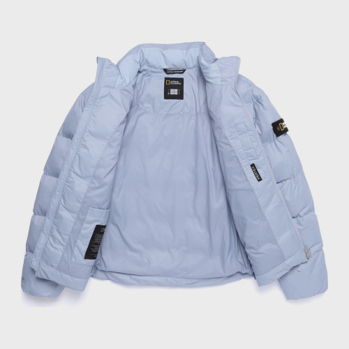 Пуховик N254UPD903 Orox Stand Neck LIGHT BLUE