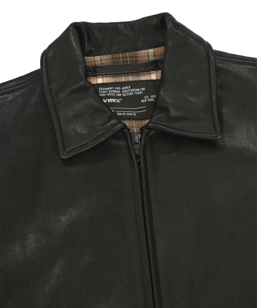 Кожаная куртка Goat Vegetable / 7835950014 Black