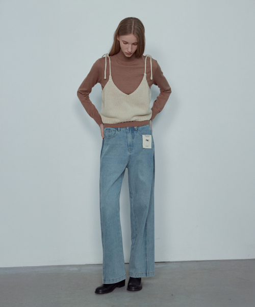 MI-HEY CROP KNIT BUSTIER_NFKN5278