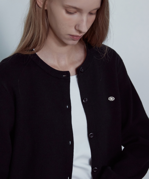 ZERO PEELING VISCOSE ROUND KNIT CARDIGAN_NFCA5268