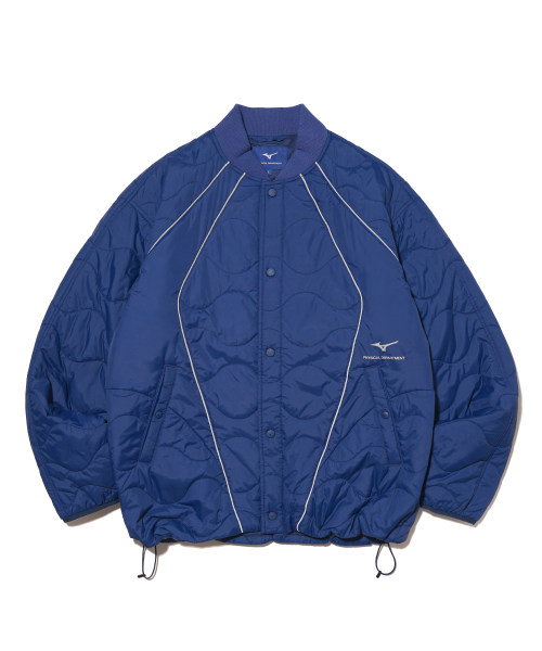 Стеганая куртка с кантом Pdept X Mizuno Blue