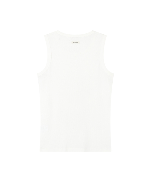 базовый Logo Sleeveless - белый
