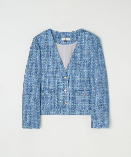 Kylie Tweed No-collar куртка
