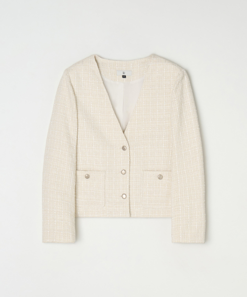 Kylie Tweed No-collar куртка