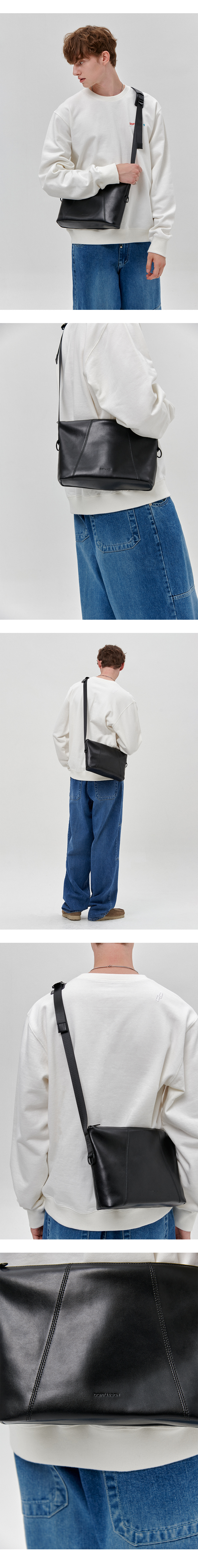 MUSINSA | DOFFJASON Cowhide Small Cross Bag