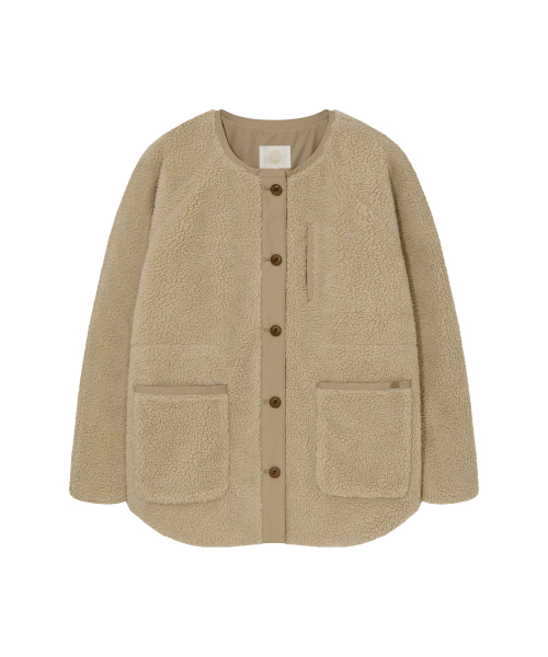 Женская куртка шерпа Mid Beige