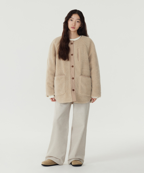 Женская куртка шерпа Mid Beige