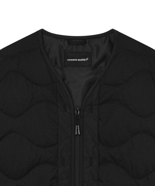 WAVE QUILTED LINNER JUMPER (чёрный)