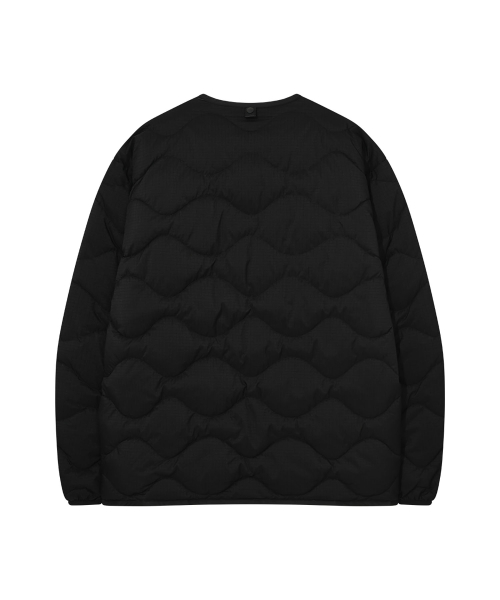 WAVE QUILTED LINNER JUMPER (чёрный)