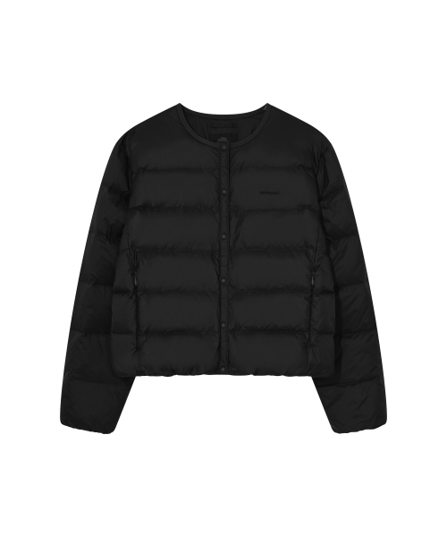 Женский легкий пуховик Black